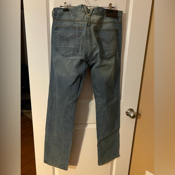 Harley Davidson Motorcycle Jeans Medium Blue Wash Size 36 X 34 - Picture 2 of 12